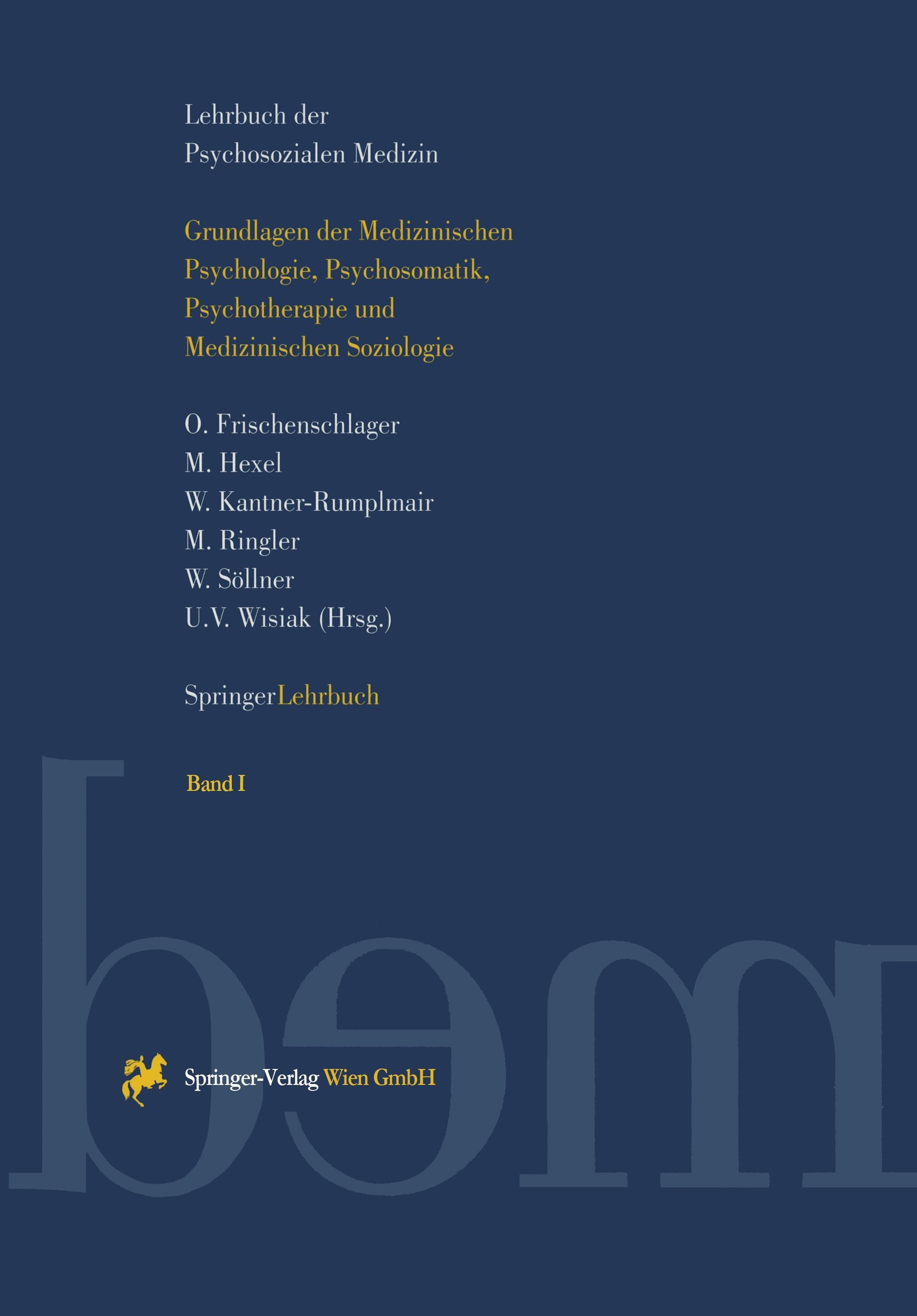 Lehrbuch der Psychosozialen Medizin