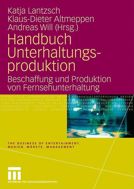 Handbuch Unterhaltungsproduktion