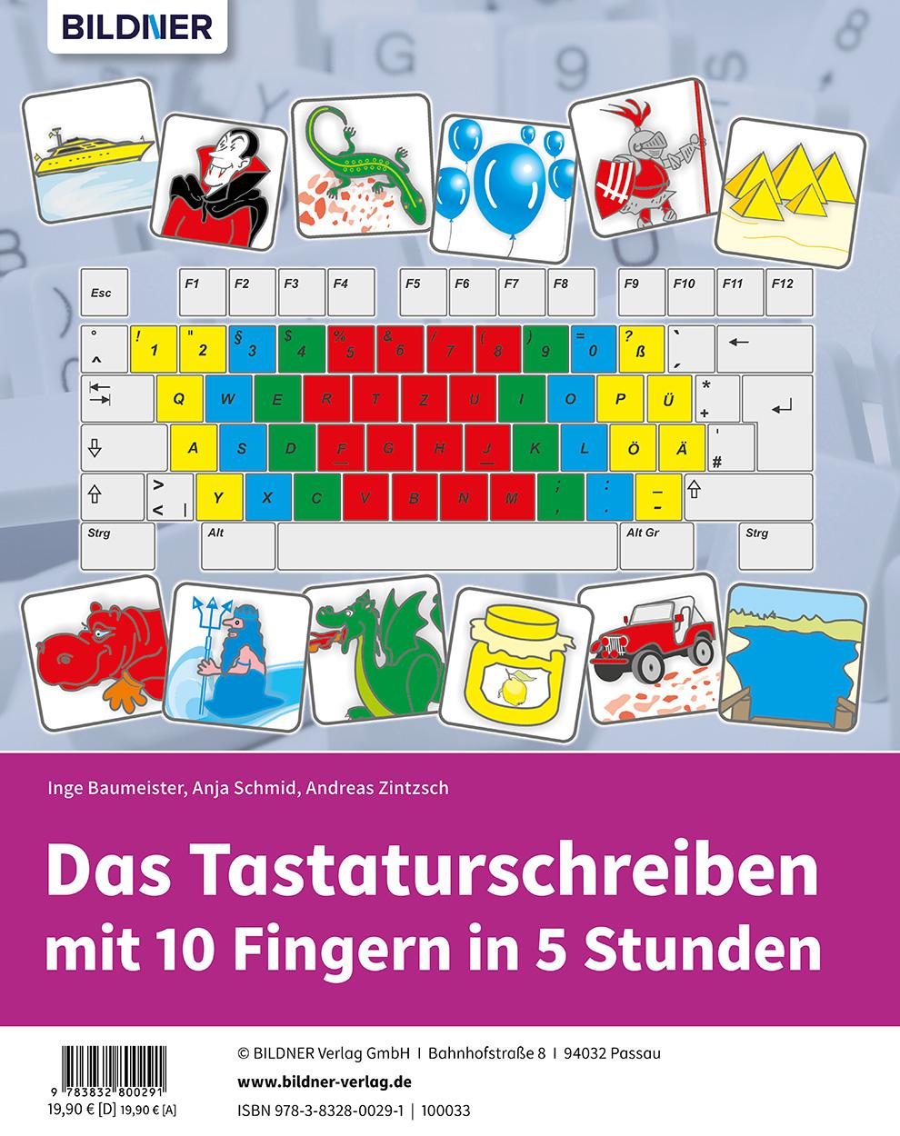 Das Tastaturschreiben mit 10 Fingern in 5 Stunden. Trainerleitfaden