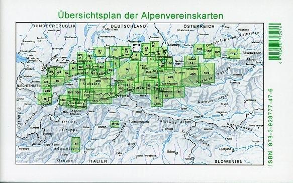 DAV Alpenvereinskarte 34/2 Kitzbüheler Alpen Ost 1 : 50 000 Wegmarkierungen