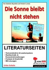 Die Sonne bleibt nicht stehen - Literaturseiten