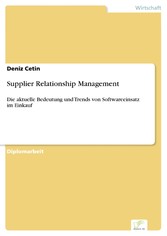 Supplier Relationship Management