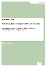 Verhalten, Einstellungen und Glaubenssätze