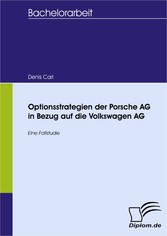 Optionsstrategien der Porsche AG in Bezug auf die Volkswagen AG