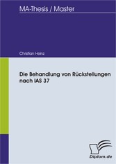 Die Behandlung von Rückstellungen nach IAS 37