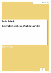 Geschäftsmodelle von Online-Diensten