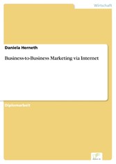 Business-to-Business Marketing via Internet