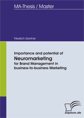 Importance and potential of Neuromarketing for Brand Management in business-to-business Marketing