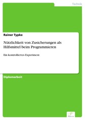 Nützlichkeit von Zusicherungen als Hilfsmittel beim Programmieren