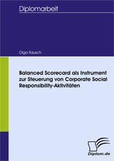 Balanced Scorecard als Instrument zur Steuerung von Corporate Social Responsibility-Aktivitäten