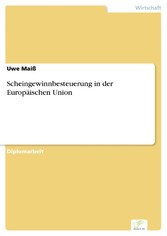 Scheingewinnbesteuerung in der Europäischen Union