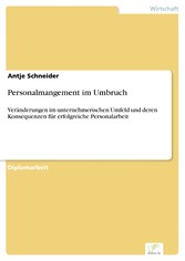 Personalmangement im Umbruch