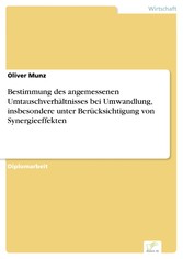 Bestimmung des angemessenen Umtauschverhältnisses bei Umwandlung, insbesondere unter Berücksichtigung von Synergieeffekten