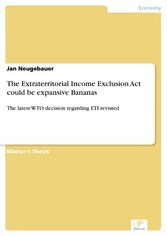 The Extraterritorial Income Exclusion Act could be expansive Bananas