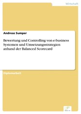 Bewertung und Controlling von e-business Systemen und Umsetzungsstrategien anhand der Balanced Scorecard