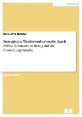 Strategische Wettbewerbsvorteile durch Public Relations in Bezug auf die Consultingbranche