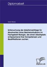 Untersuchung der Arbeitsmarktlage für Absolventen eines Bachelorstudiums im Fachgebiet Biologie, die einen Arbeitsplatz entsprechend ihrer Kompetenzen und Qualifikationen suchen