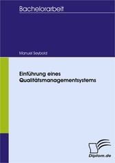 Einführung eines Qualitätsmanagementsystems