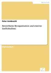 Betriebliche Reorganisation und externe Einflußnahme