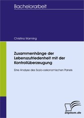 Zusammenhänge der Lebenszufriedenheit mit der Kontrollüberzeugung