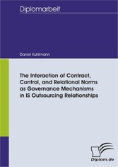 The Interaction of Contract, Control, and Relational Norms as Governance Mechanisms in IS Outsourcing Relationships