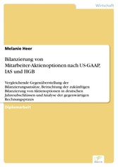 Bilanzierung von Mitarbeiter-Aktienoptionen nach US-GAAP, IAS und HGB