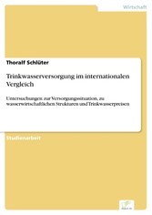 Trinkwasserversorgung im internationalen Vergleich