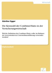 Die Kennzahl der Combined Ratio in der Versicherungswirtschaft