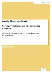 Vertragsverhandlungen mit russischen Partnern