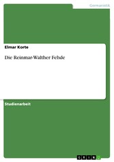 Die Reinmar-Walther Fehde