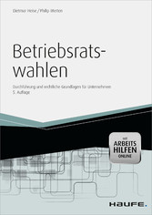 Betriebsratswahlen - inkl. Arbeitshilfen online