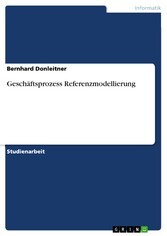 Geschäftsprozess Referenzmodellierung