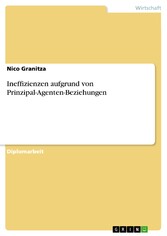 Ineffizienzen aufgrund von Prinzipal-Agenten-Beziehungen