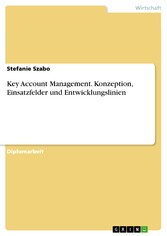 Key Account Management. Konzeption, Einsatzfelder und Entwicklungslinien