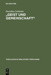 'Geist und Gemeinschaft'