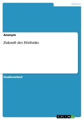 Zukunft des Hörfunks