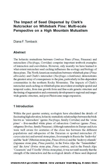 Mountain Ecosystems