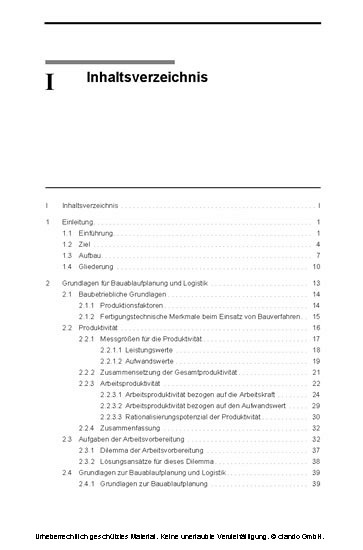 Bauablaufplanung und Logistik im Baubetrieb