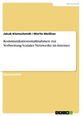 Kommunikationsmaßnahmen zur Verbreitung Sozialer Netzwerke im Internet