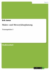 Makro- und Mesozyklusplanung