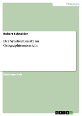 Der Syndromansatz im Geographieunterricht