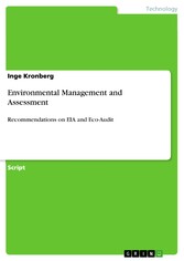 Environmental Management and Assessment