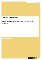 Asset backed securities and structured finance