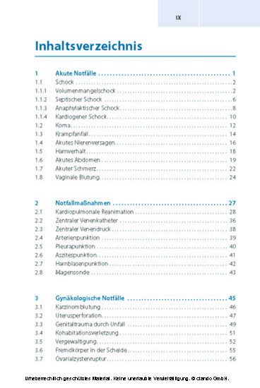 Notfälle in Gynäkologie und Geburtshilfe