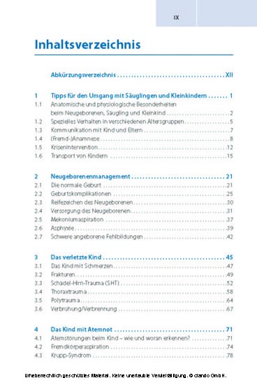 Kindernotfälle im Rettungsdienst