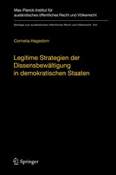 Legitime Strategien der Dissensbewältigung in demokratischen Staaten