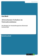 Abweichendes Verhalten im Nationalsozialismus