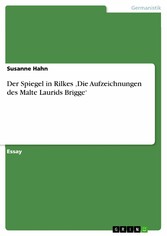 Der Spiegel in Rilkes 'Die Aufzeichnungen des Malte Laurids Brigge'