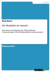 Die Medialität der Sprache