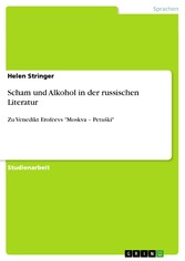 Scham und Alkohol in der russischen Literatur